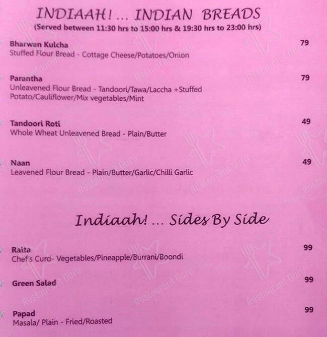 Café 24 - Mind Space Hotel menu