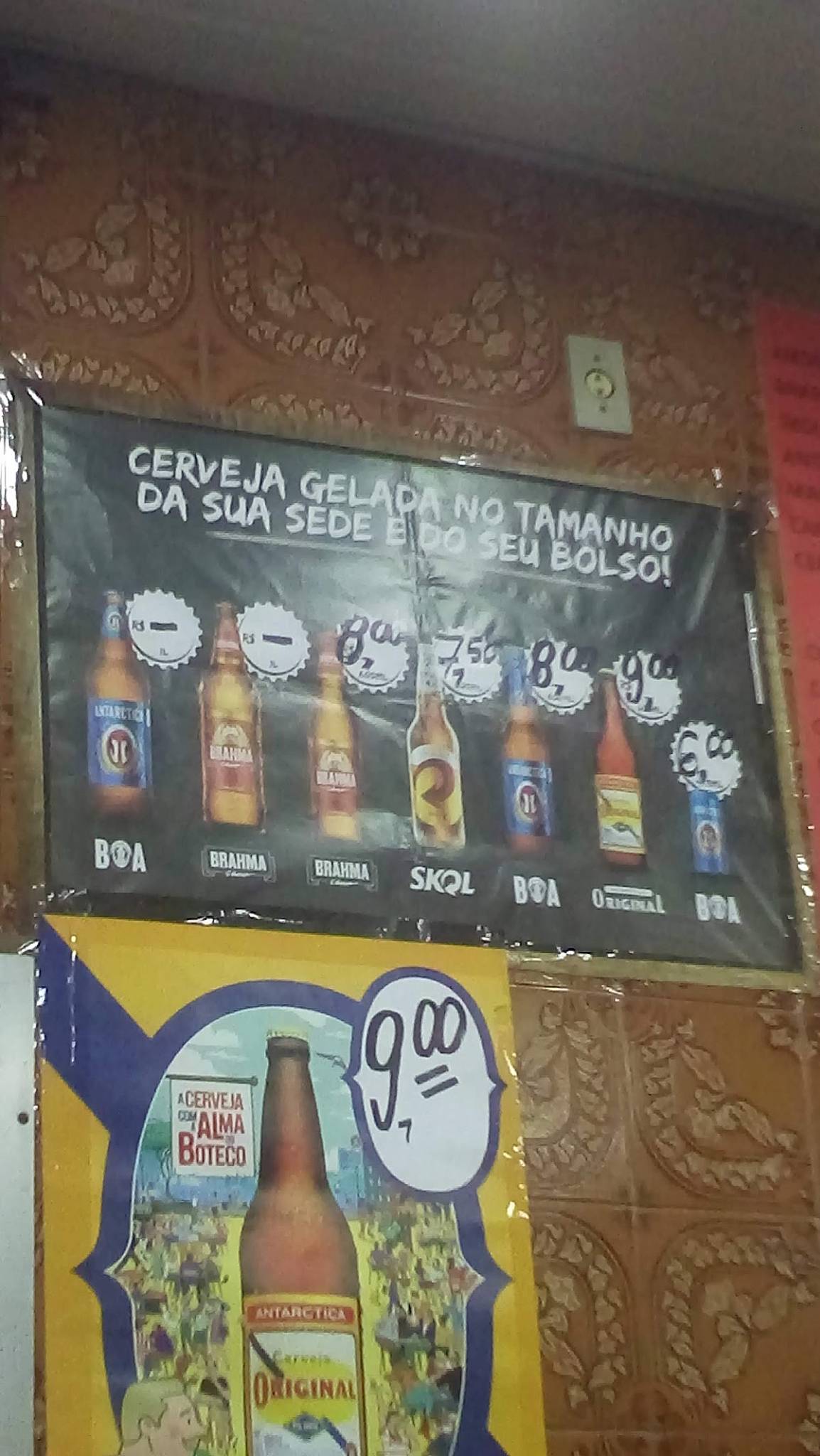 Boteco Brotar Catete Restaurante e Bar Largo do Machado cardápio