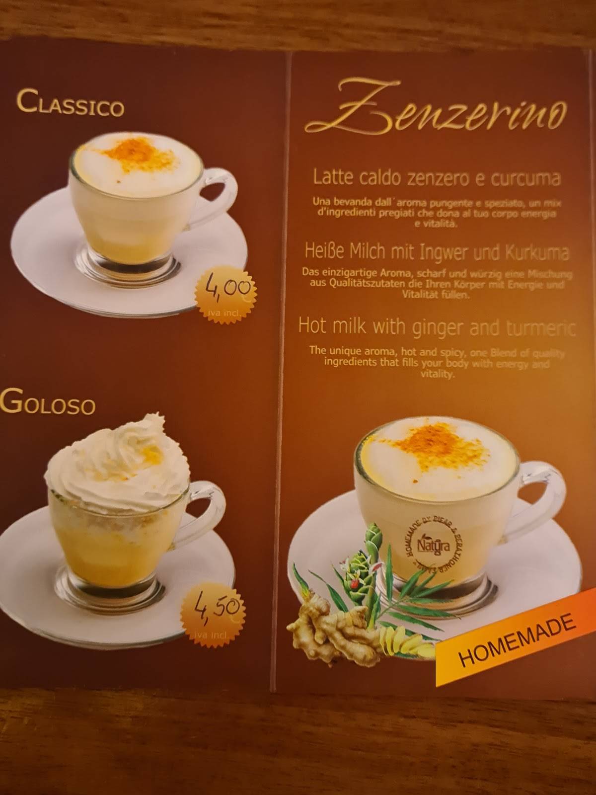 Menu di Cafè Haiti Apres Ski 