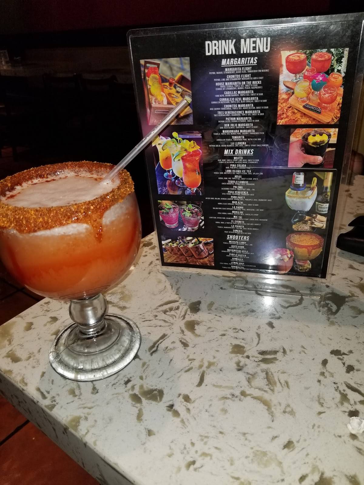 Menu at Chonitos Mexican Restaurant, Alhambra