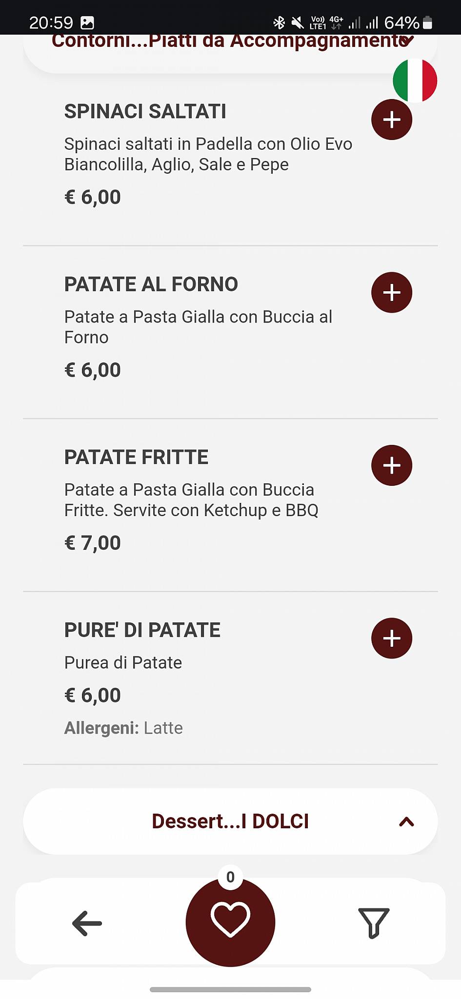 Menu di Enosteria Sicula 