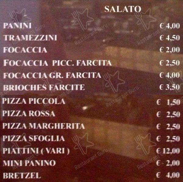 Menu di Leonardo 