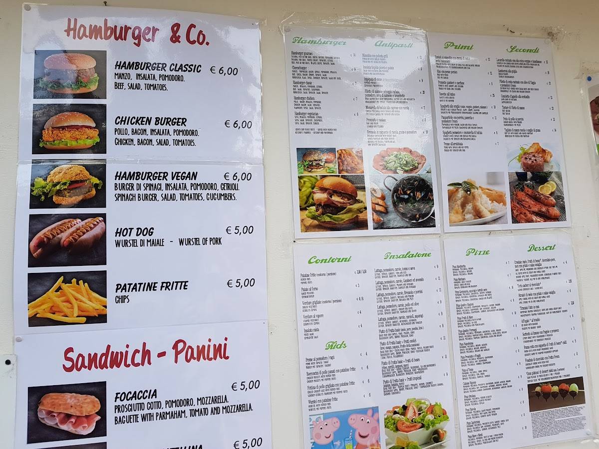Menu di Victoria Beach 