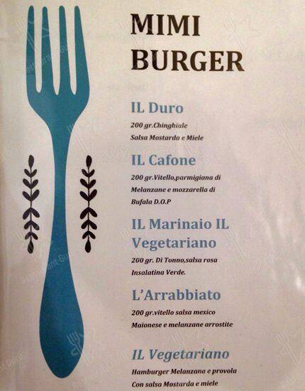 Menu di Mimi 