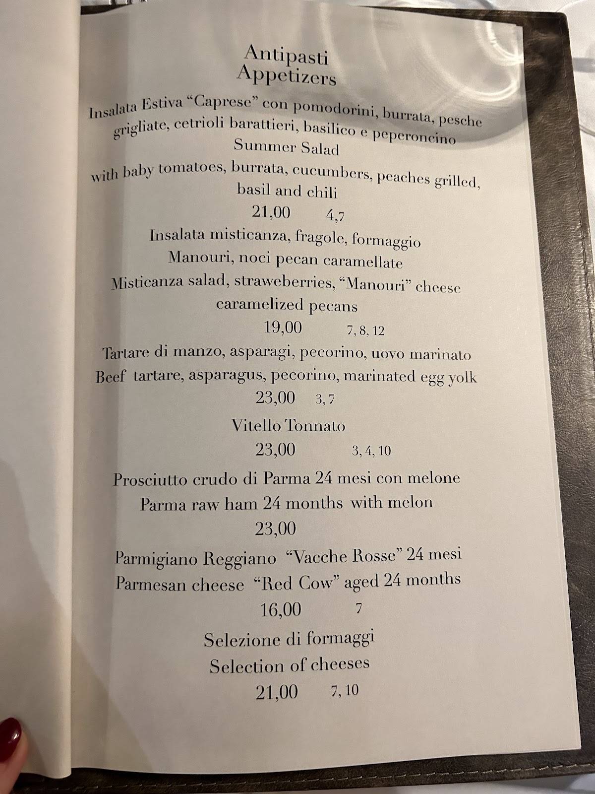 Menu di Osteria Enoteca San Marco 