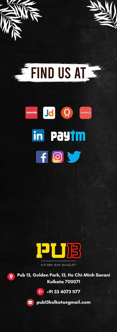 Pub 13 Reloaded menu