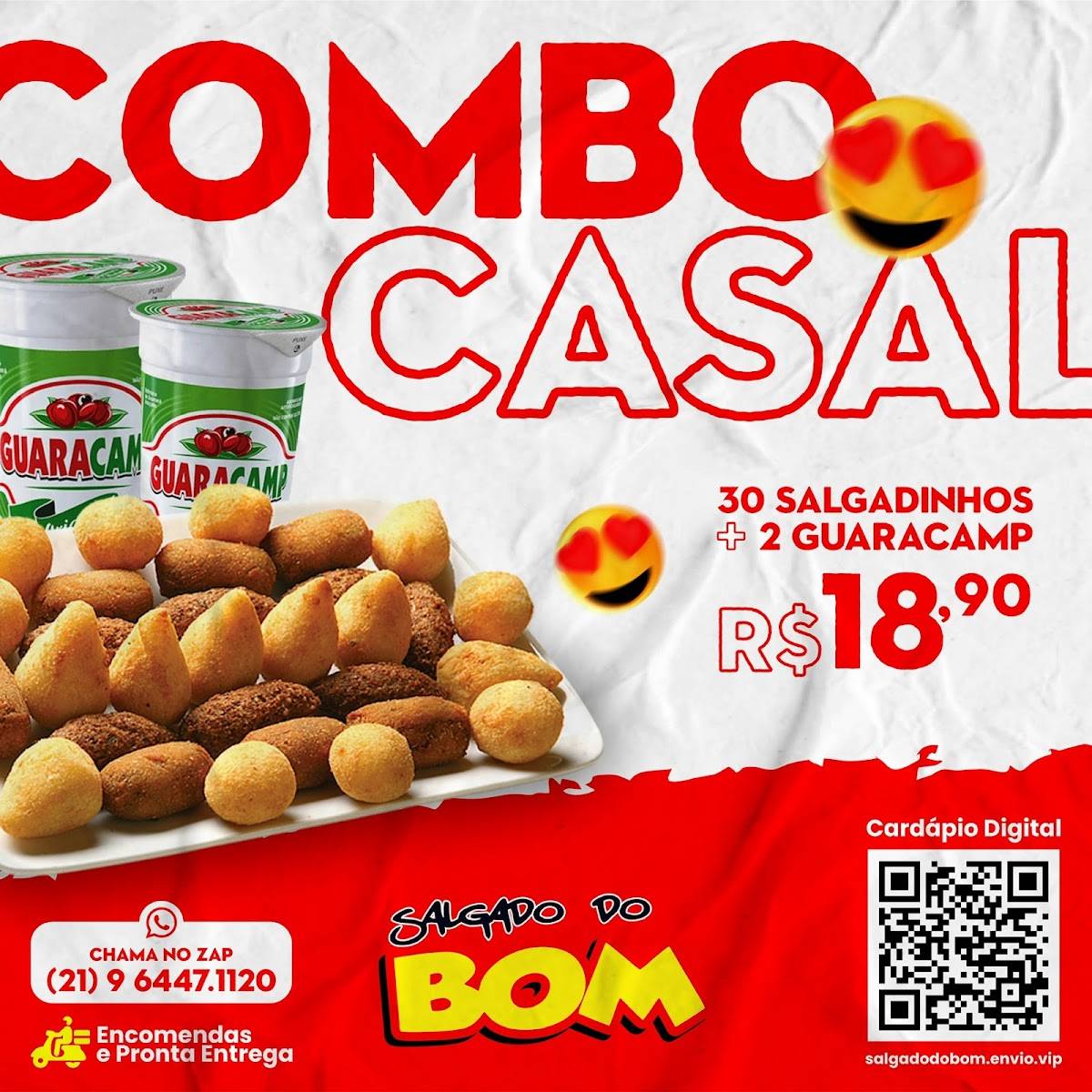 Salgado Do Bom cardápio