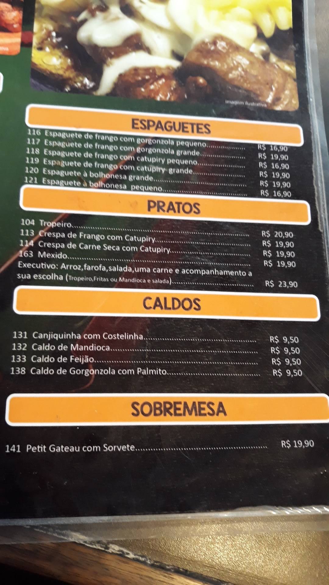 Menu em Taco's Bar e Espetaria, Belo Horizonte, Rua Coração Eucarístico ...