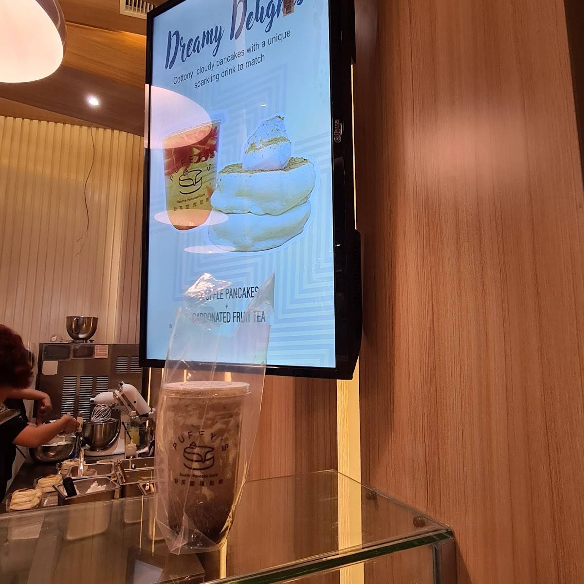 Menu at Puffy's Souffle Pancake restaurant, Quezon City, J27Q+R23
