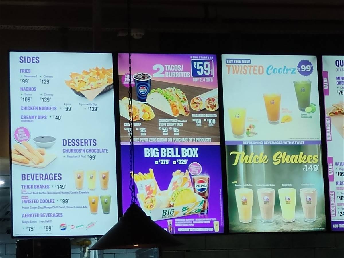 Taco Bell menu