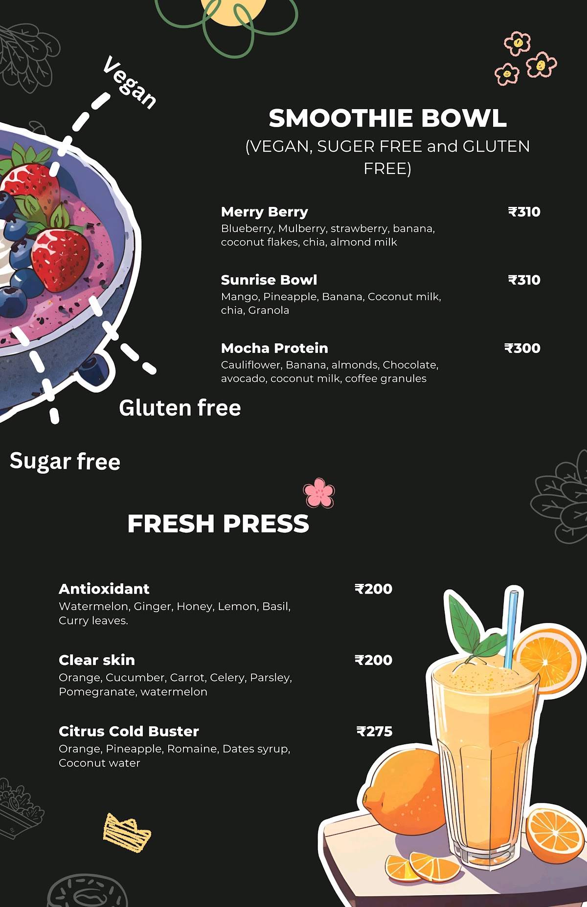 daCALORIES - healthy diet food restaurant menu