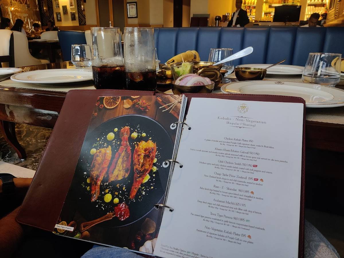 Punjab Grill Defence Colony menu