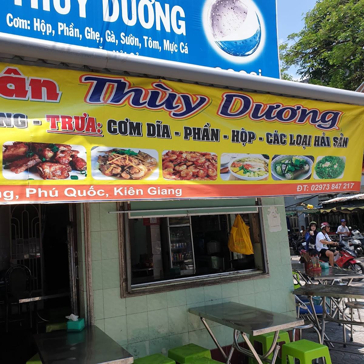 Menu at Quán Cơm Thuỳ Dương restaurant, Phu Quoc