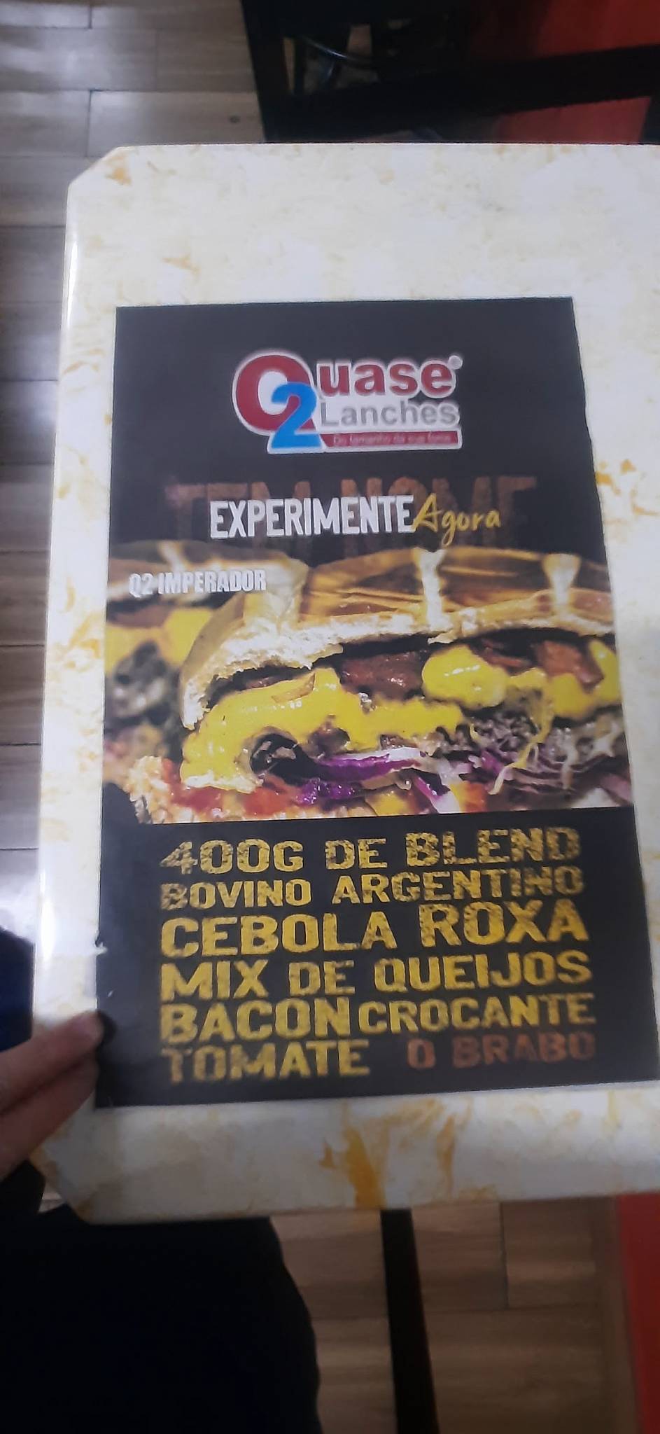 Quase 2 Lanches cardápio