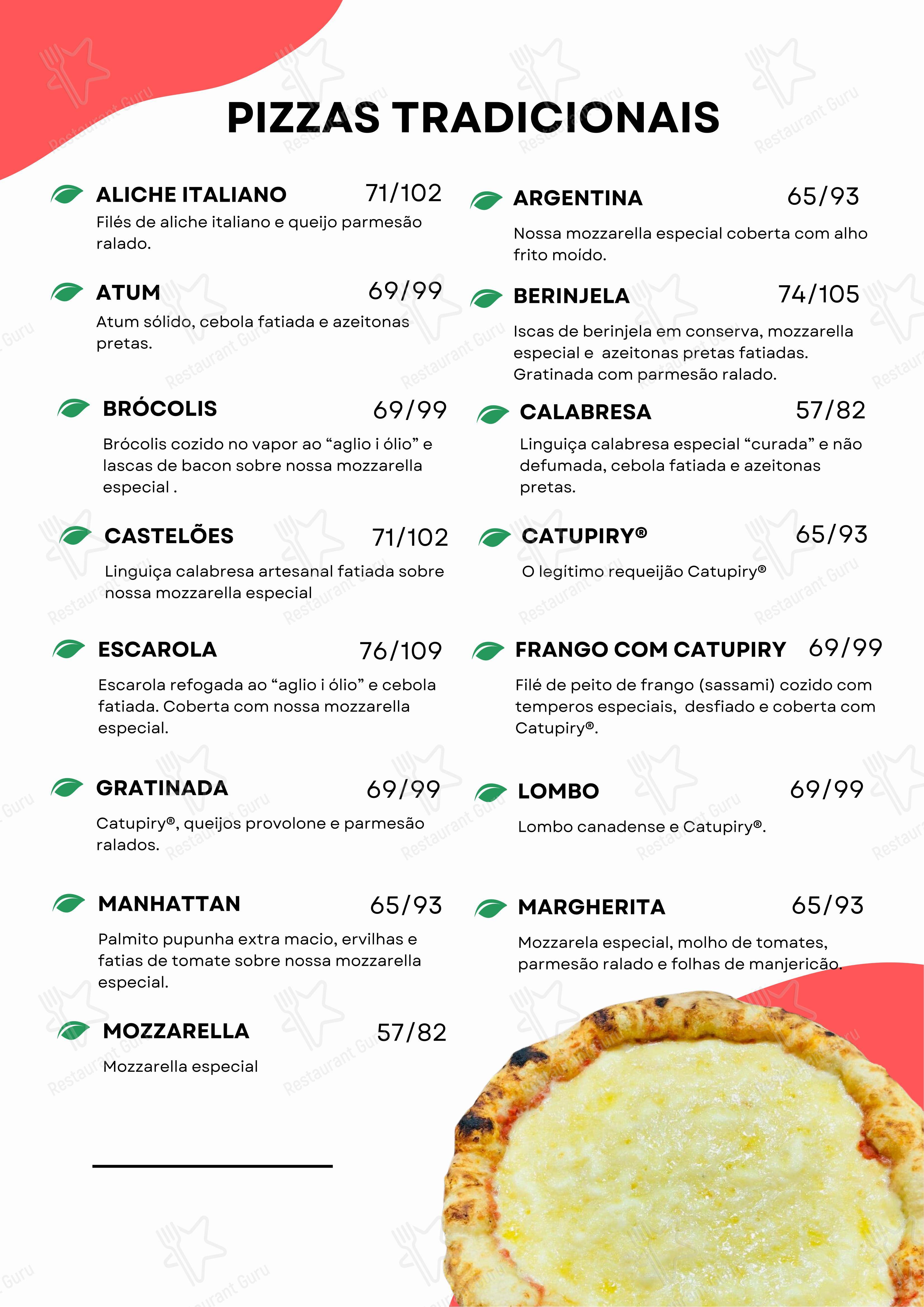 Quick Pizza em São Paulo - Menu bar