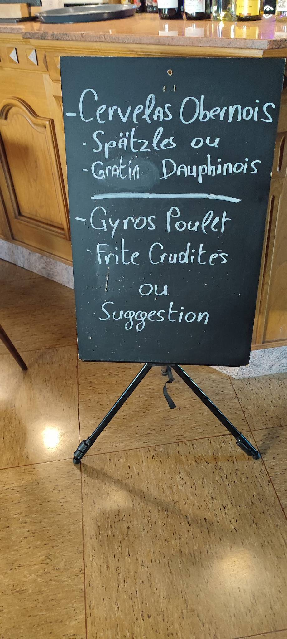 Menu de Restaurant À La Charrue