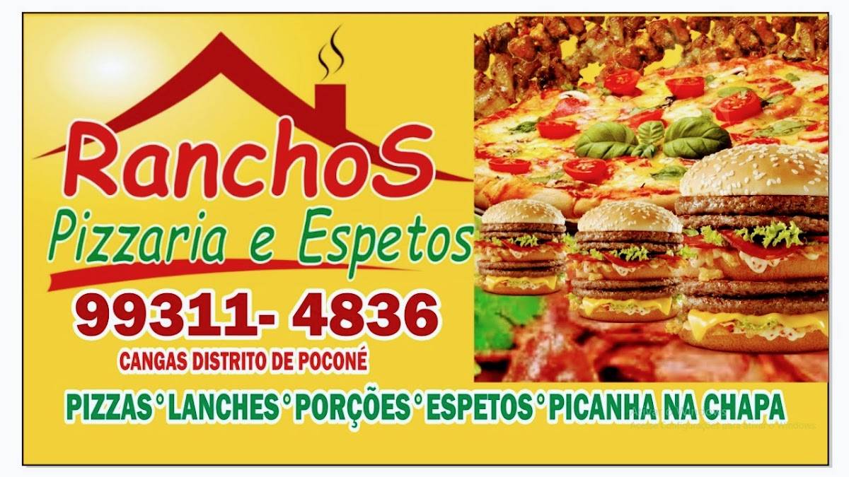 Ranchos Pizzaria cardápio