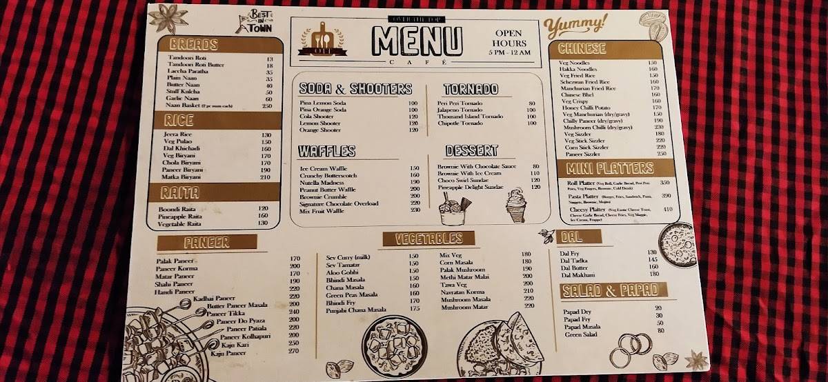 Rasoi Restaurant menu