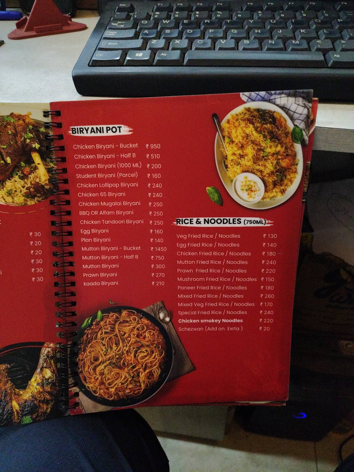 Real Arabian Restaurant menu