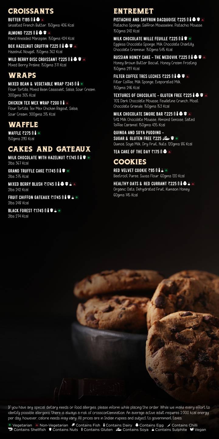 Recess at Hilton Embassy GolfLinks menu