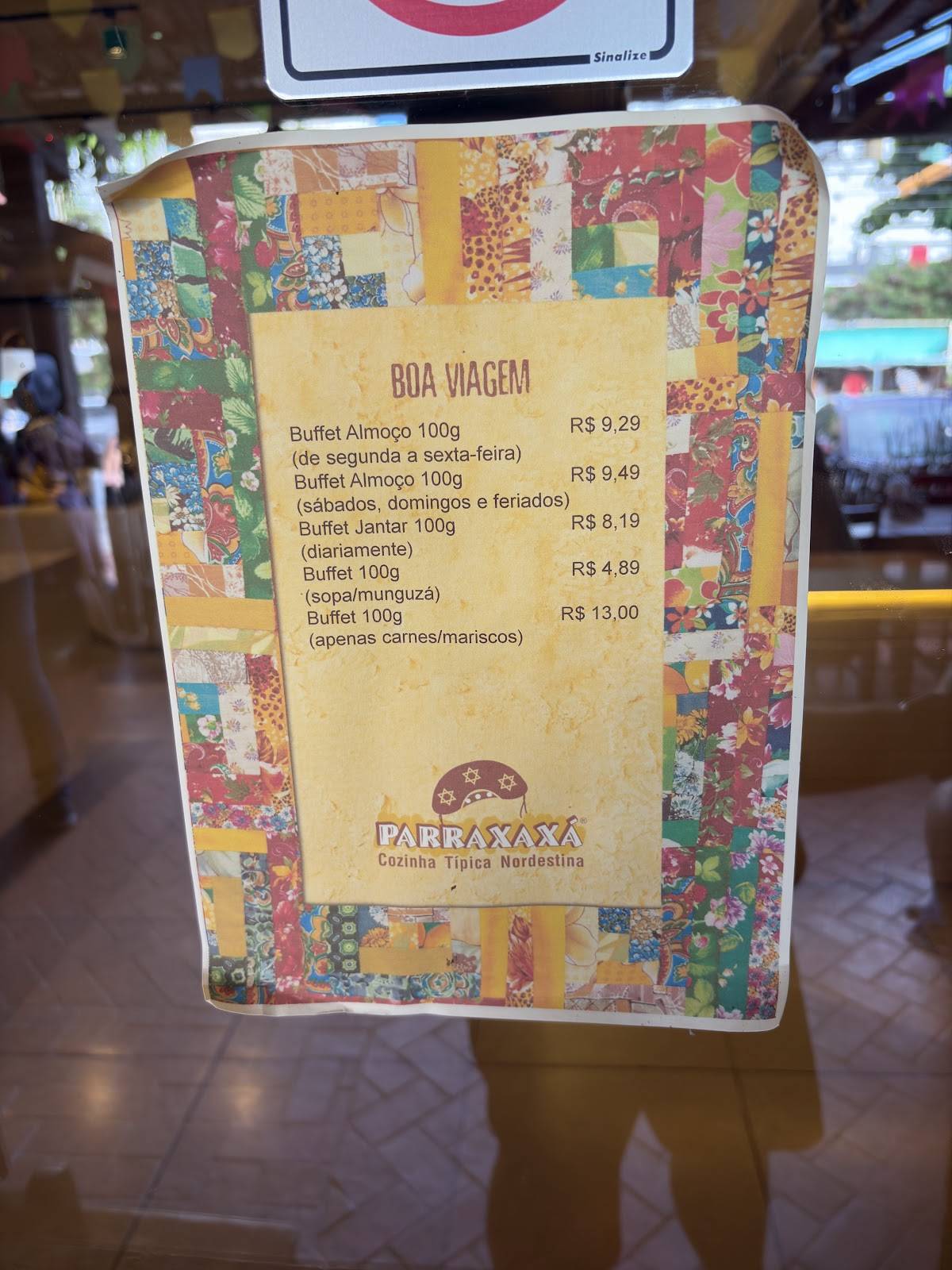 Parraxaxa - Boa Viagem cardápio