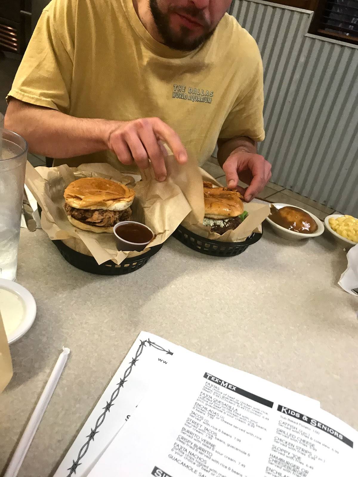 Menu at Red Dome Smokehouse steakhouse, Quitman