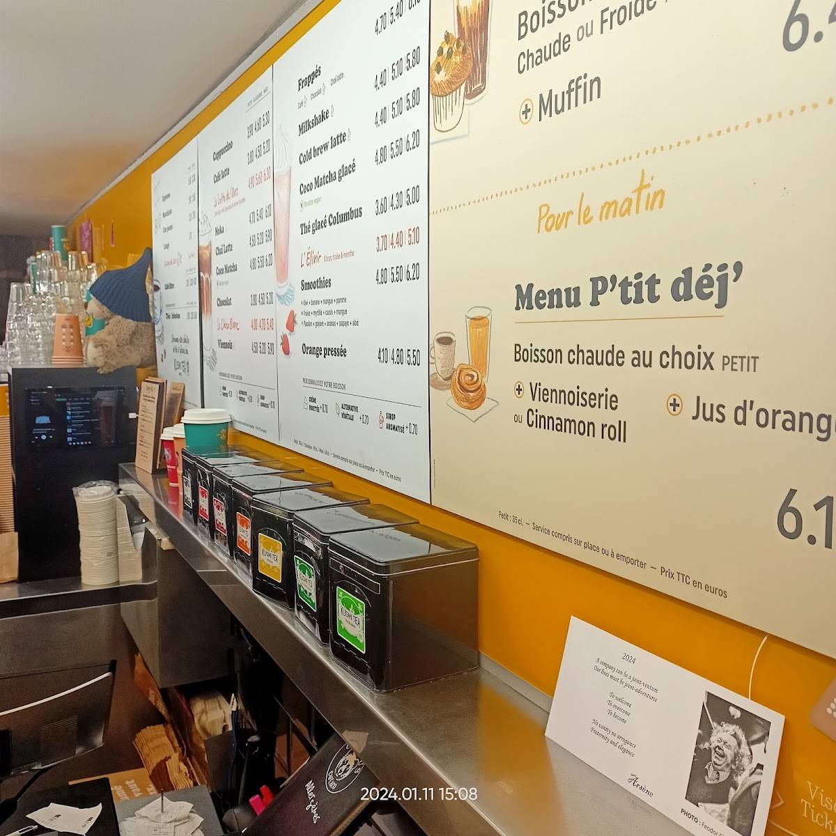 Menu de Columbus Café & Co
