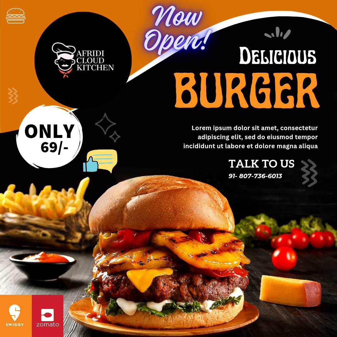 Afridi cloud kitchen menu