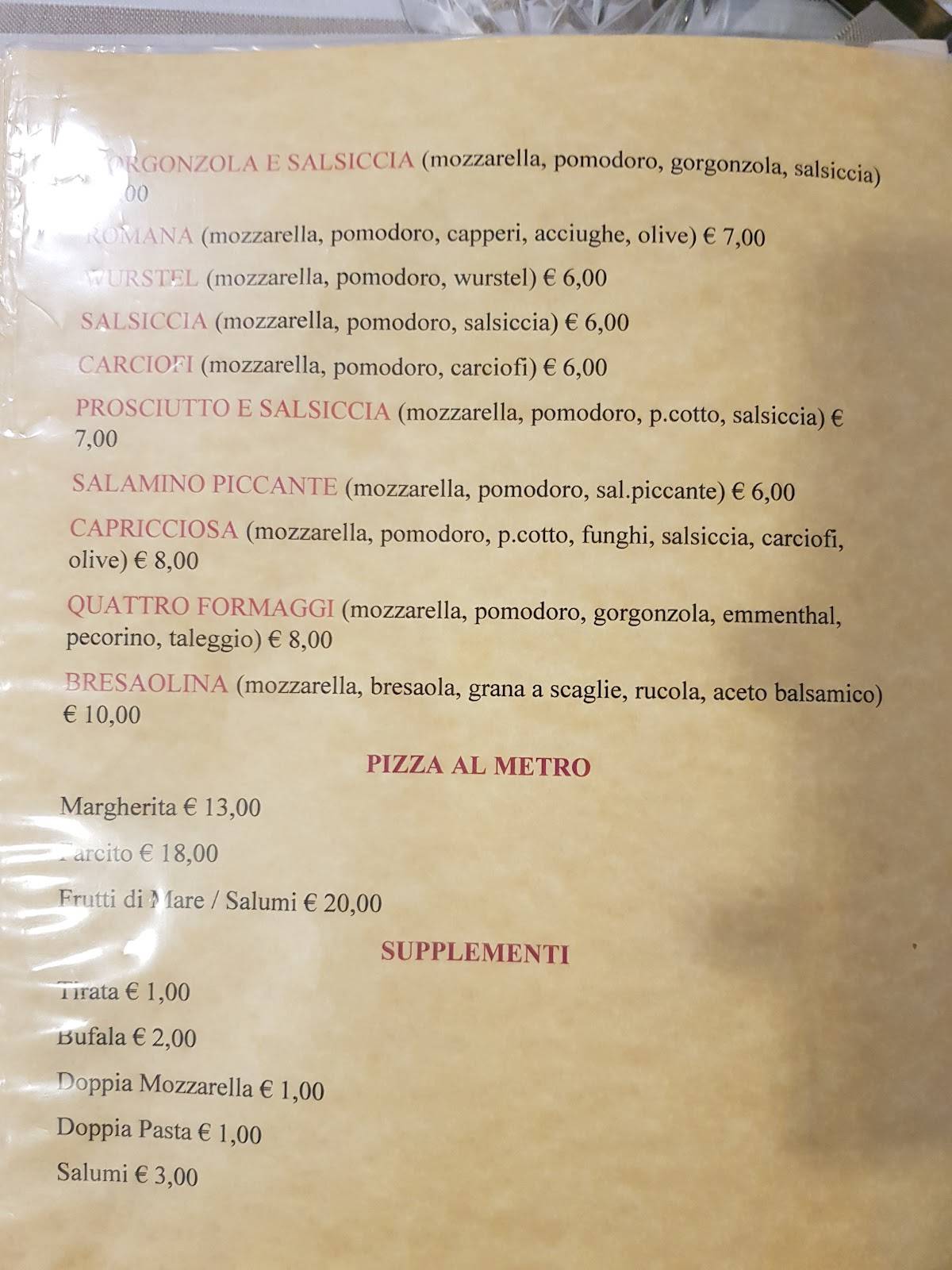 Menu di Al Ponte Verde 