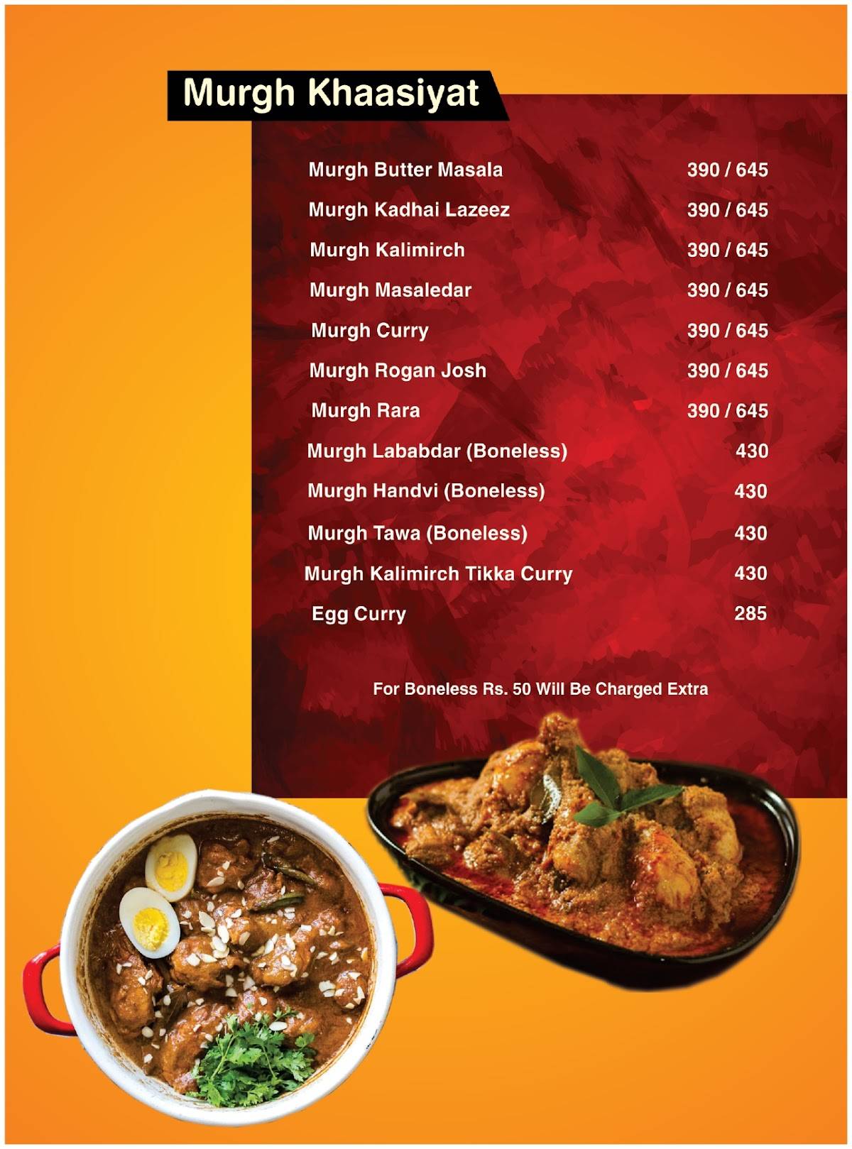 Anaicha's Food Joint menu