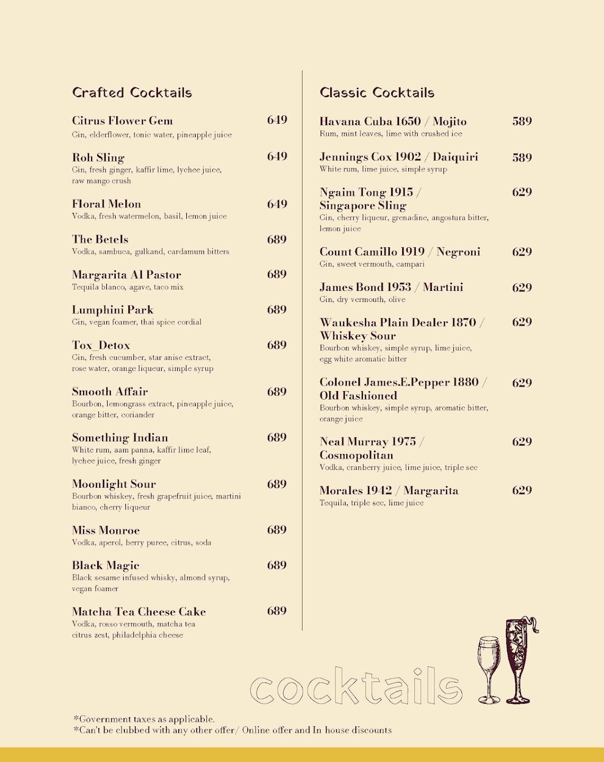 Anardana - East Delhi menu