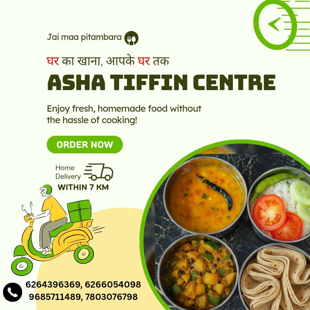 Asha Tiffin Centre menu