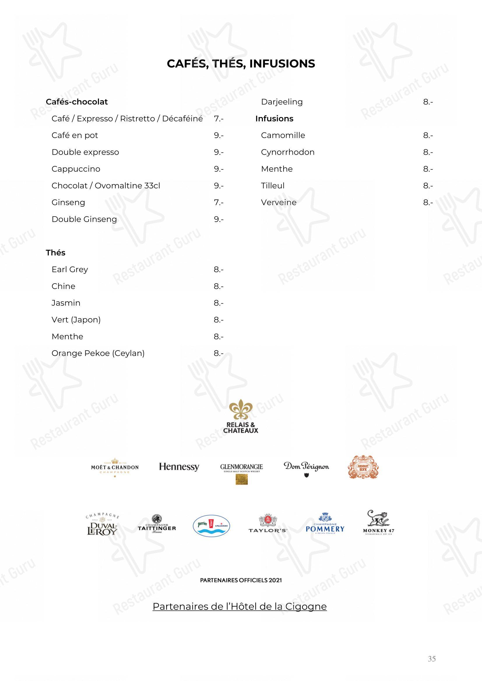 Menu di Restaurant Balila - Основное меню