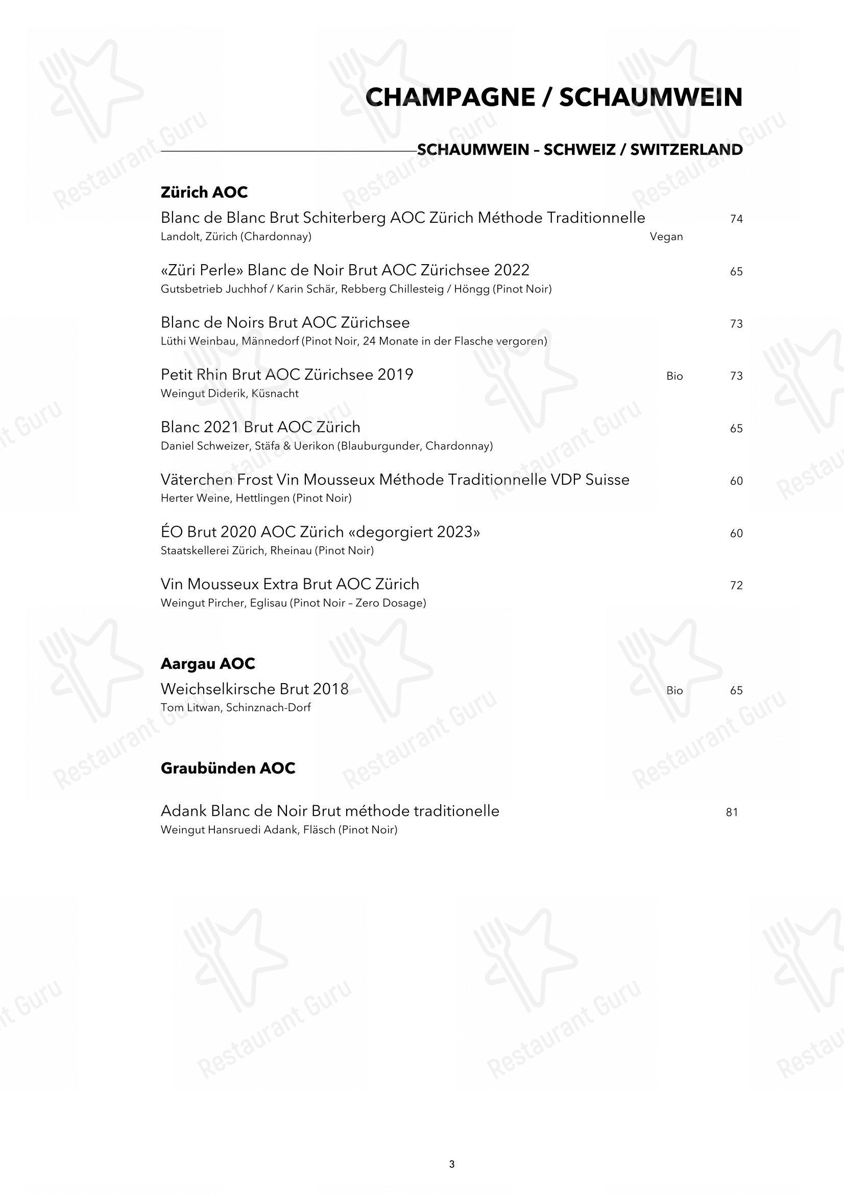 Основное меню per Blaue Ente pub & bar