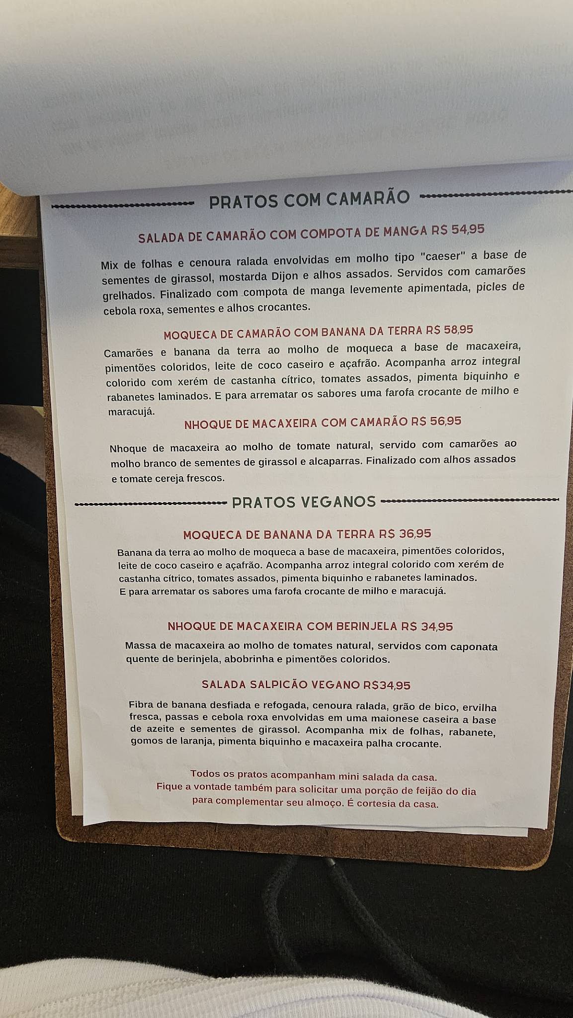 Brotar - Cozinha Afetiva cardápio