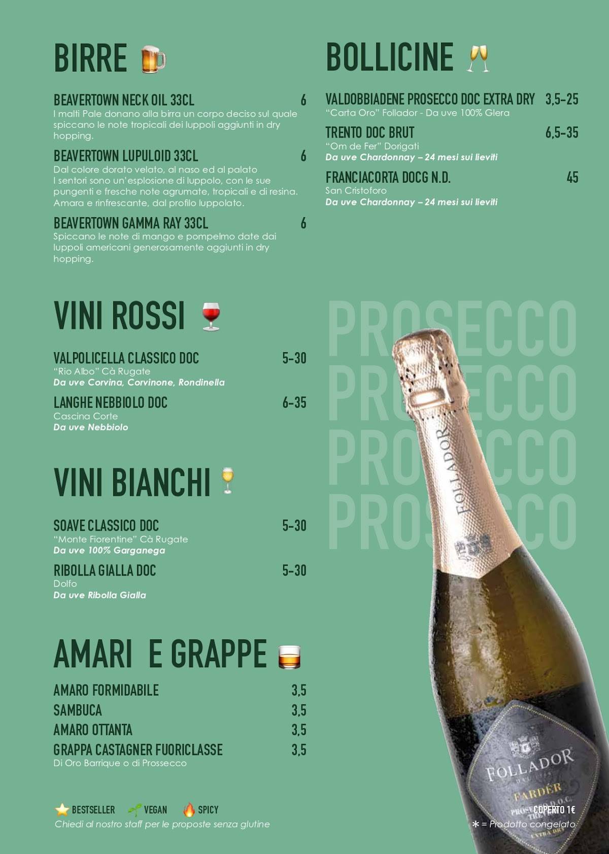 Menu di Brunch Republic Riccione 