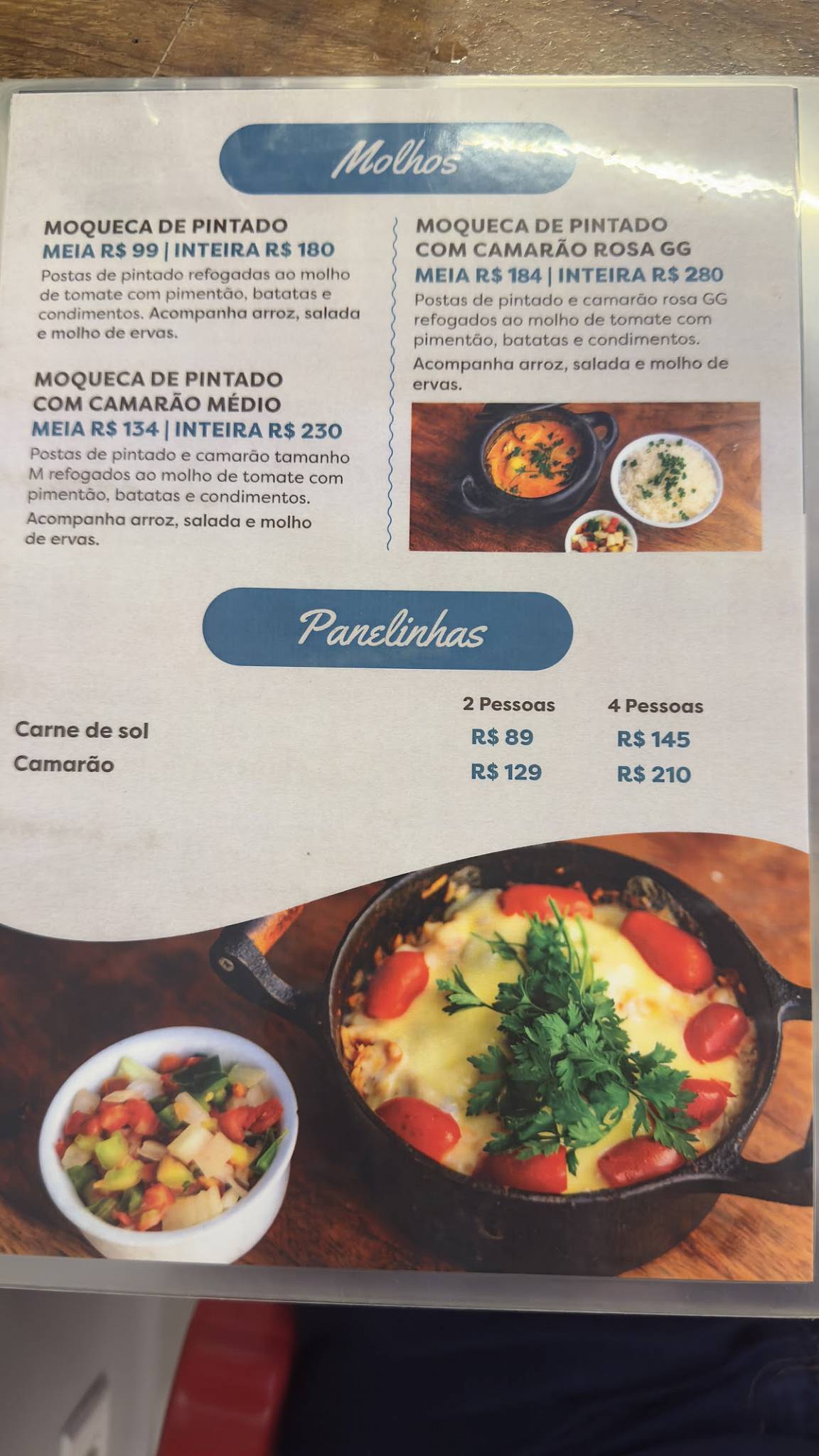 Buteko do Peixe cardápio