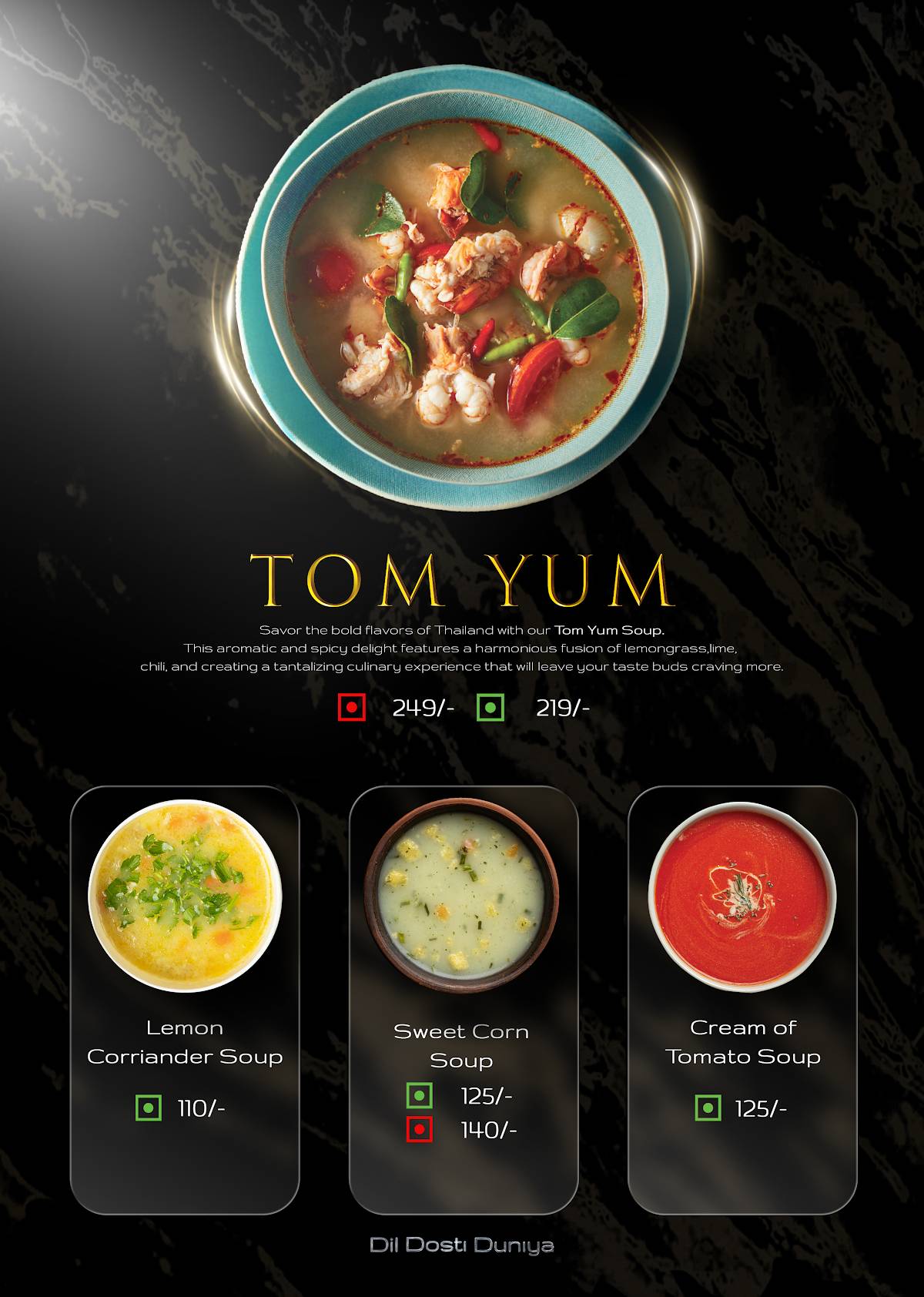 Cafe D3 & Restro menu