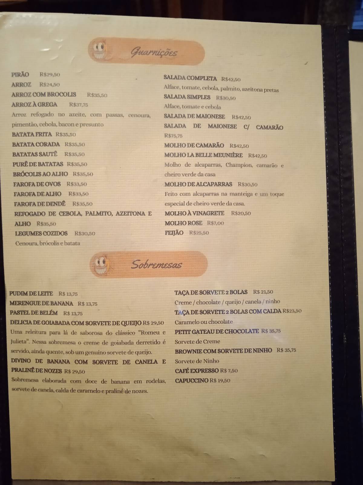 Caldo de Piranha Bar e Restaurante cardápio