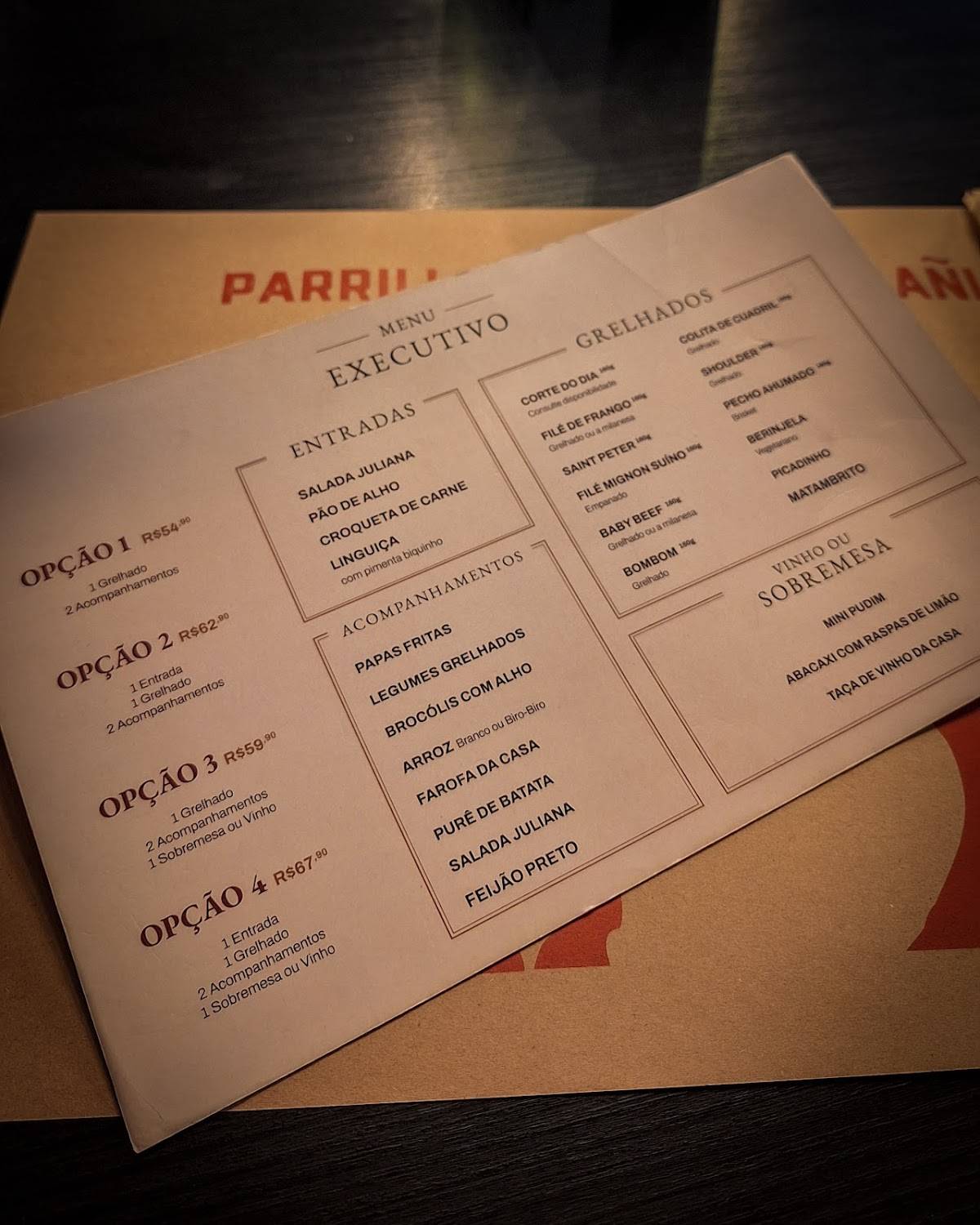 Calle 54 (Jundiaí Shopping) cardápio