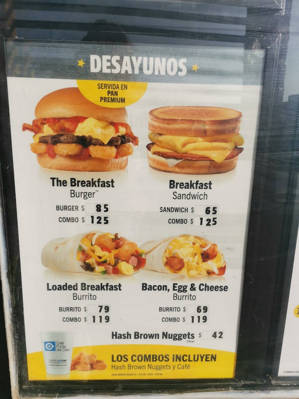 Carta Del Restaurante Carls Jr Monterrey Av Gonzalitos Sur No 501