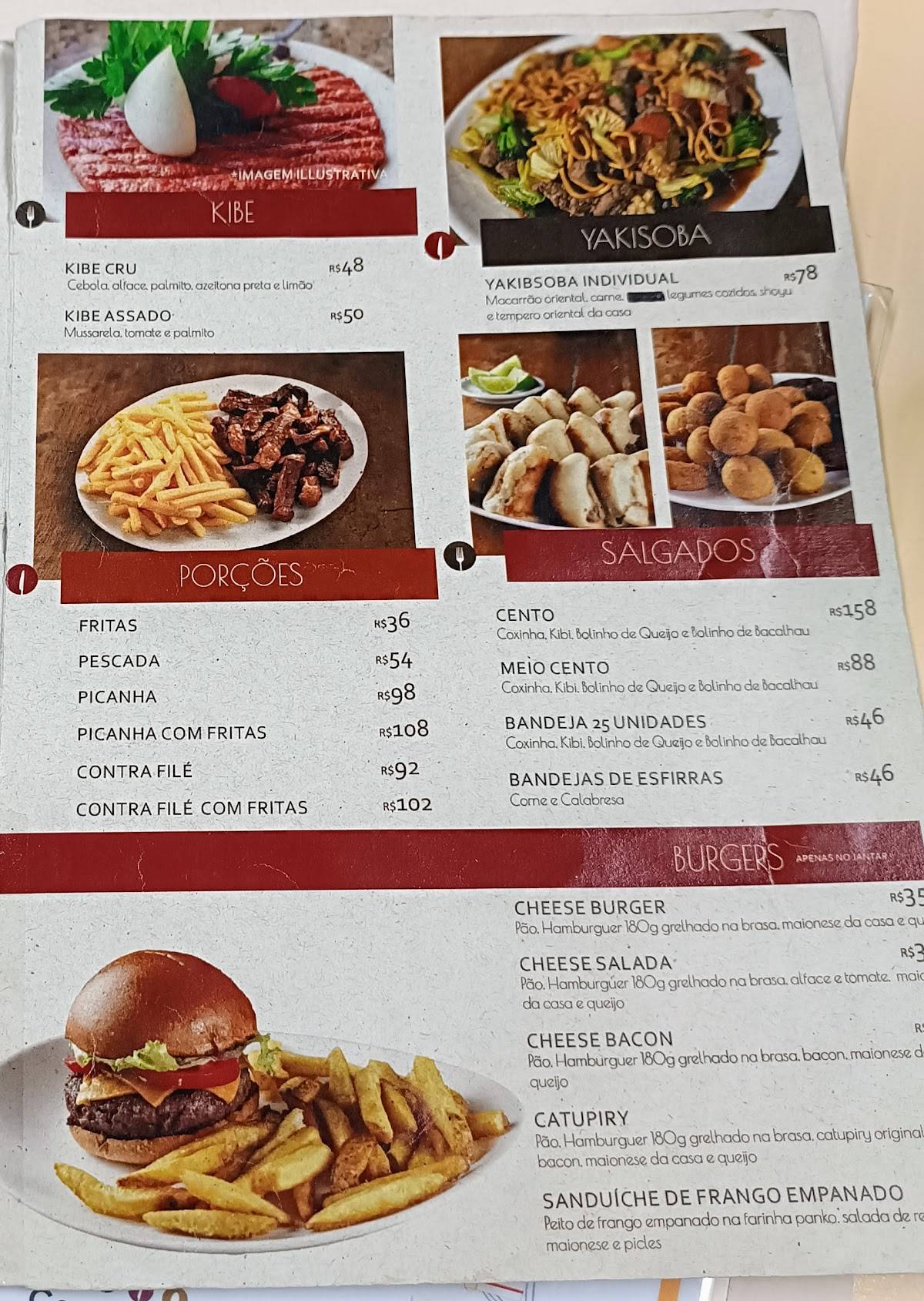 Casa Mix Grill Restaurante e Lanchonete cardápio