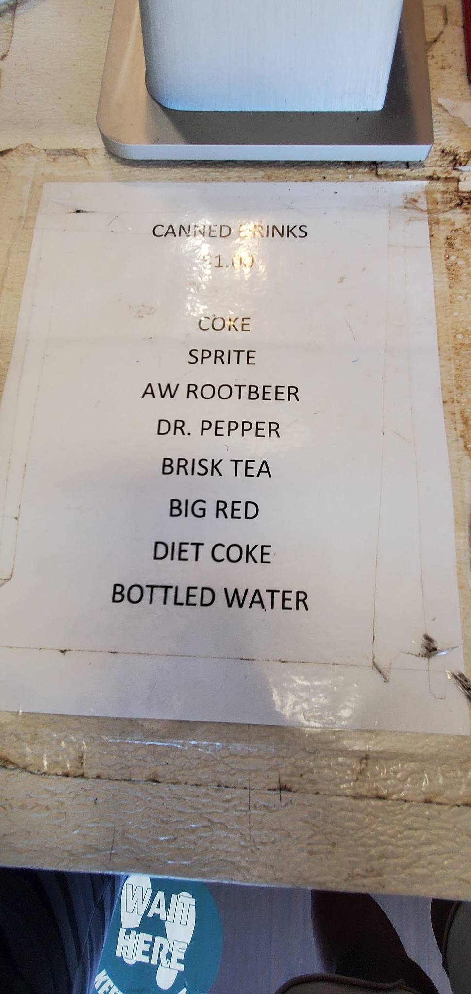 Menu at Catfish Connection restaurant, Dallas, W Kiest Blvd