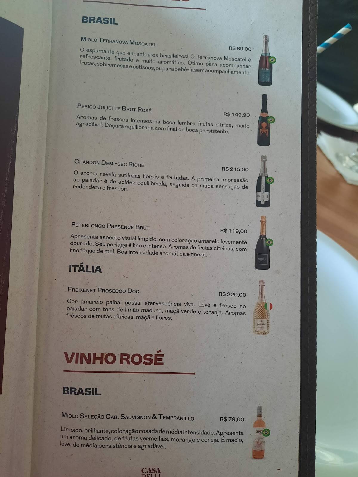 Cesar Restaurante cardápio