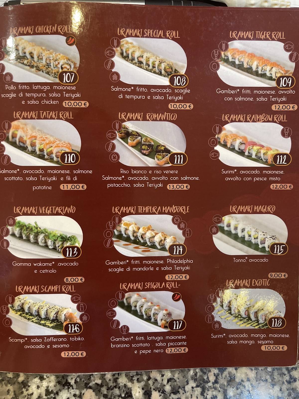 Menu di Chihiro Sushi Restaurant 