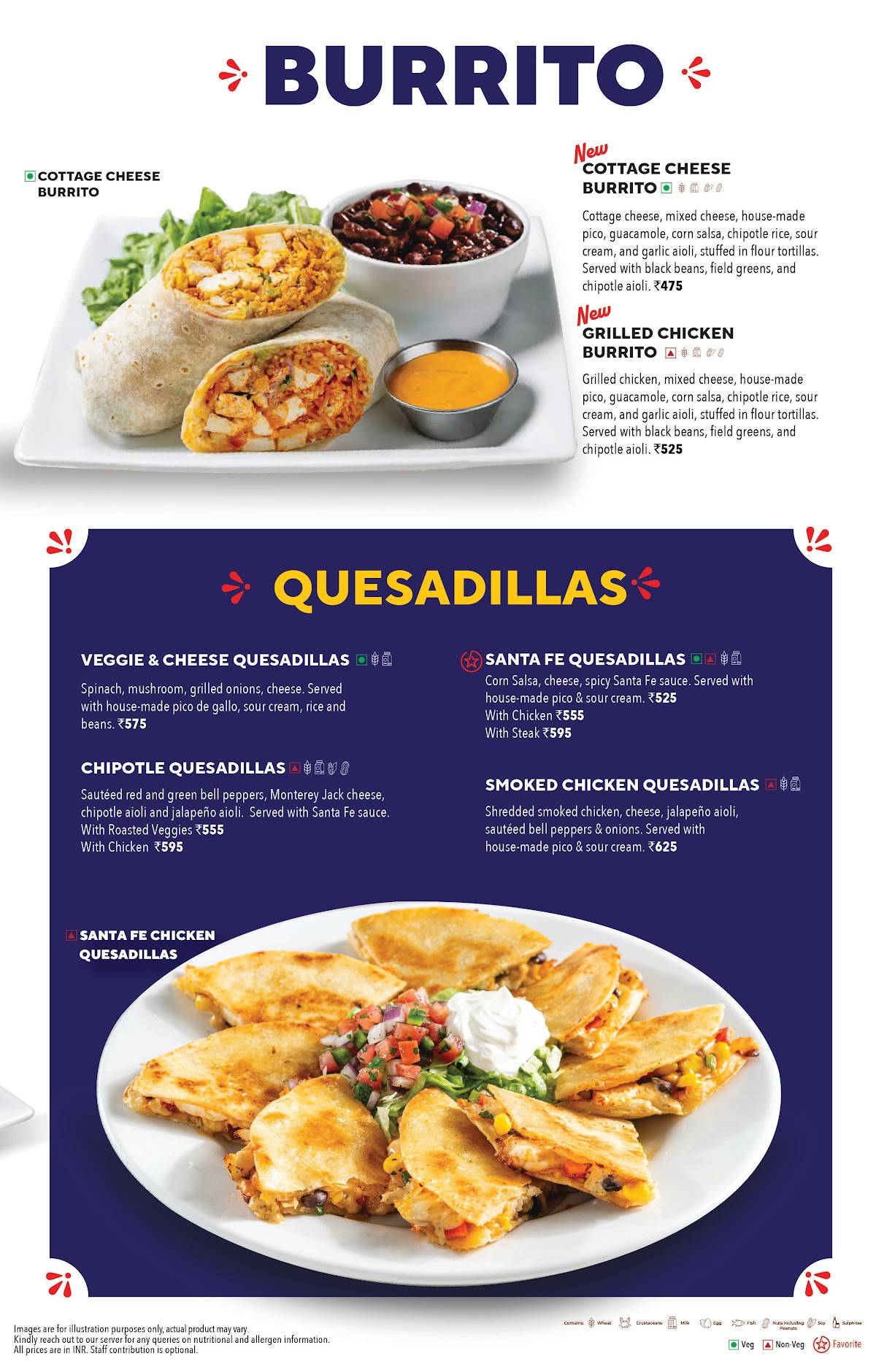 Chili's Grill & Bar menu