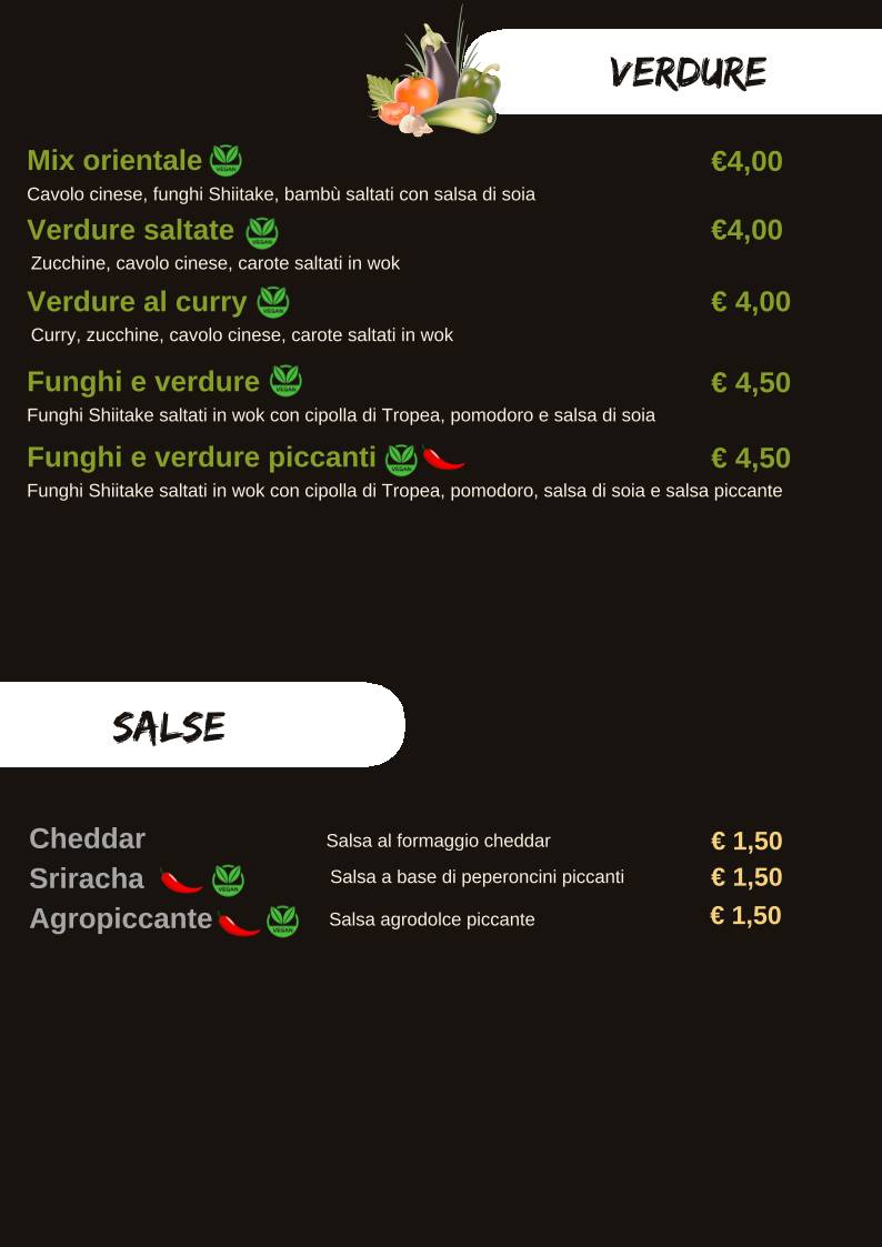 Menu di Coast to Coast 