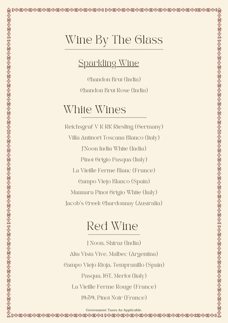 Cosy Box Mumbai menu