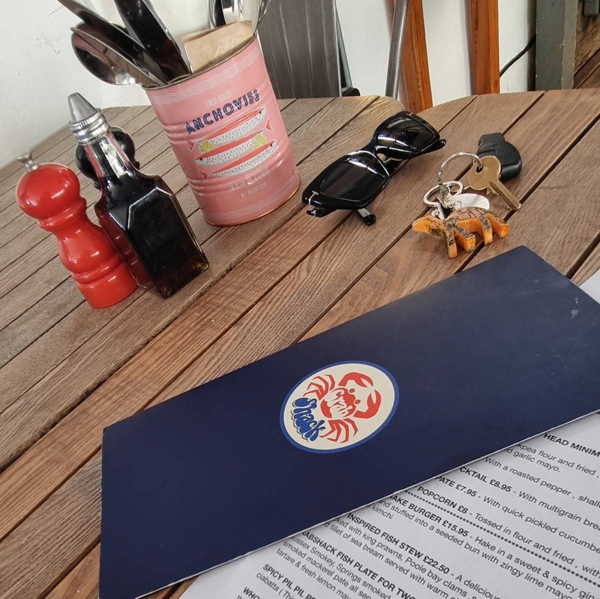 Menu at CrabShack restaurant, Worthing