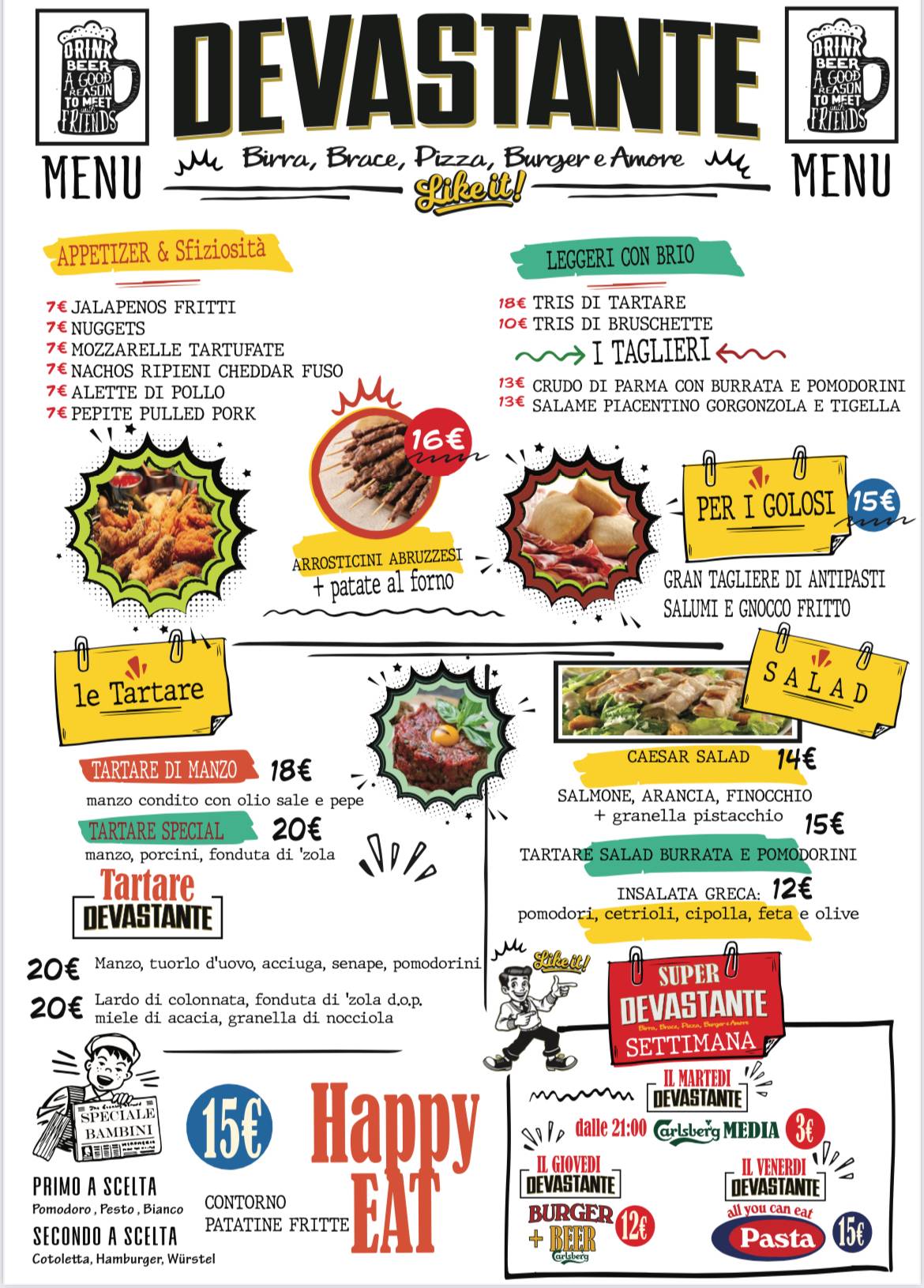 Menu di Devastante 